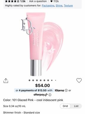 Dior Lip Glow Butter